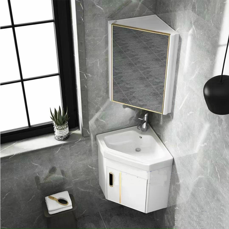 Tủ lavavo phòng tắm Pvc đặc 100% KAZER KZTD604, Nhiều phiên bản